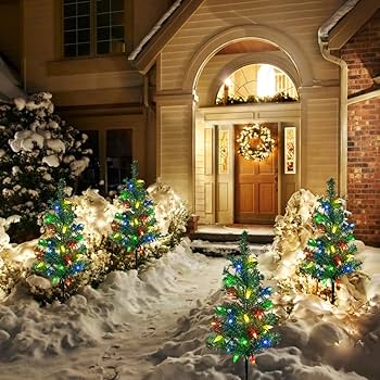 Amazon.com : Windpnn Upgraded 4-Pack Solar Garden Stake
